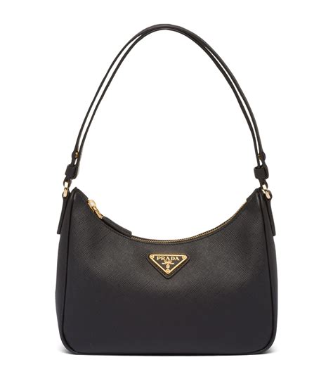 prada black saffiano leather adjustable bag|authentic prada saffiano.